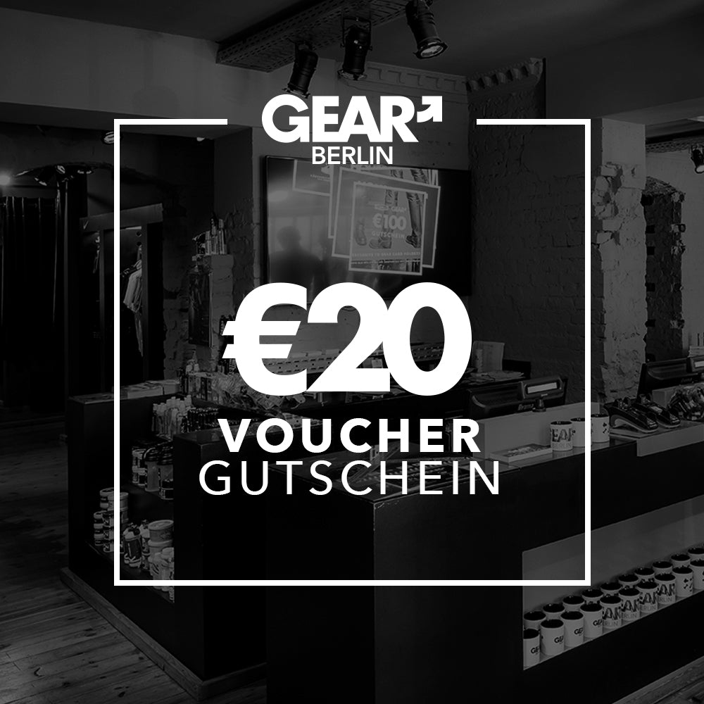 Digital Voucher 20 Gift Card GEAR Berlin GmbH Digital Voucher 20 Gift Card GEAR Berlin GmbH