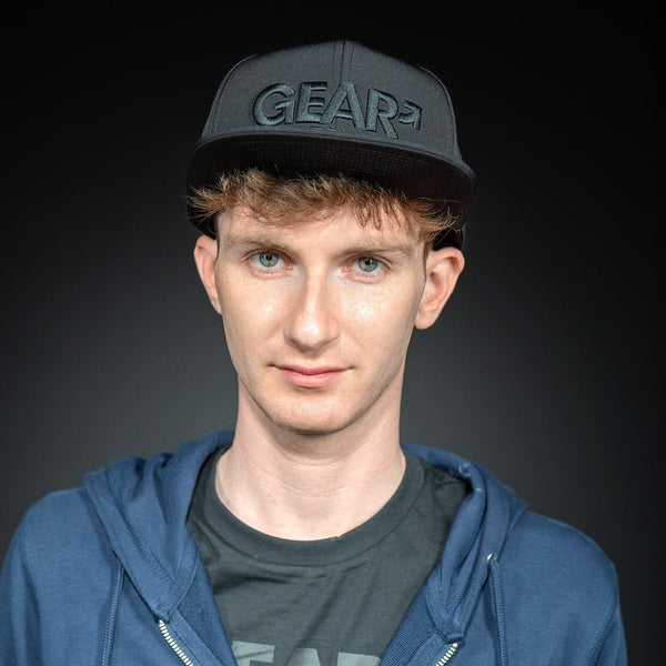 GEAR CRUISE CAP FLAT BLK/BLK SNAP