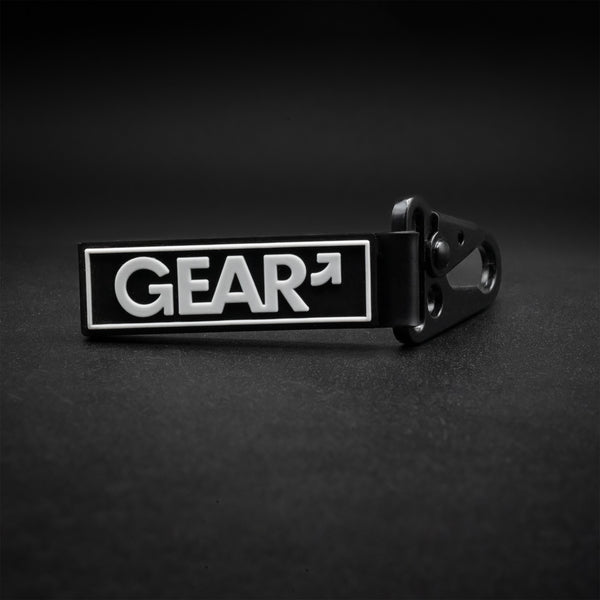 GEAR KEY HOLDER BLK / WHT
