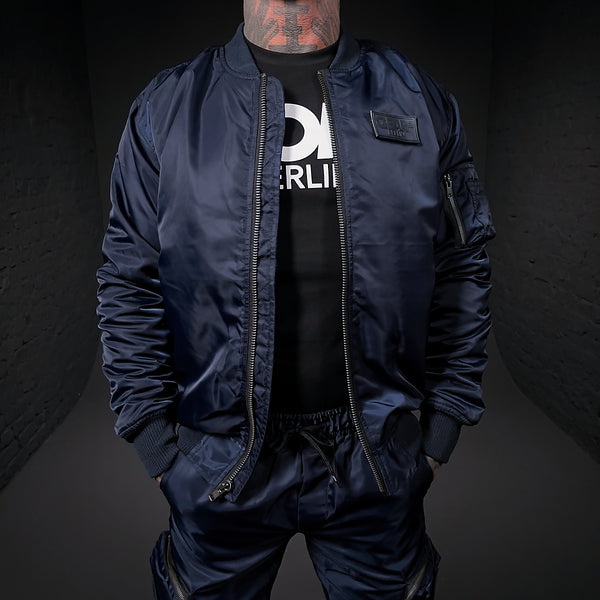 FLIGHT JACKET CAMDEN NAVY NYLON