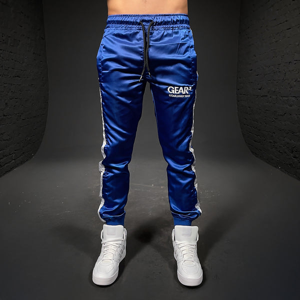 NYLON KINKSTER TRACK PANT BLUE/WHT