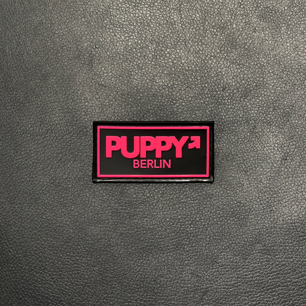 RUBBER PATCH PUPPY PINK