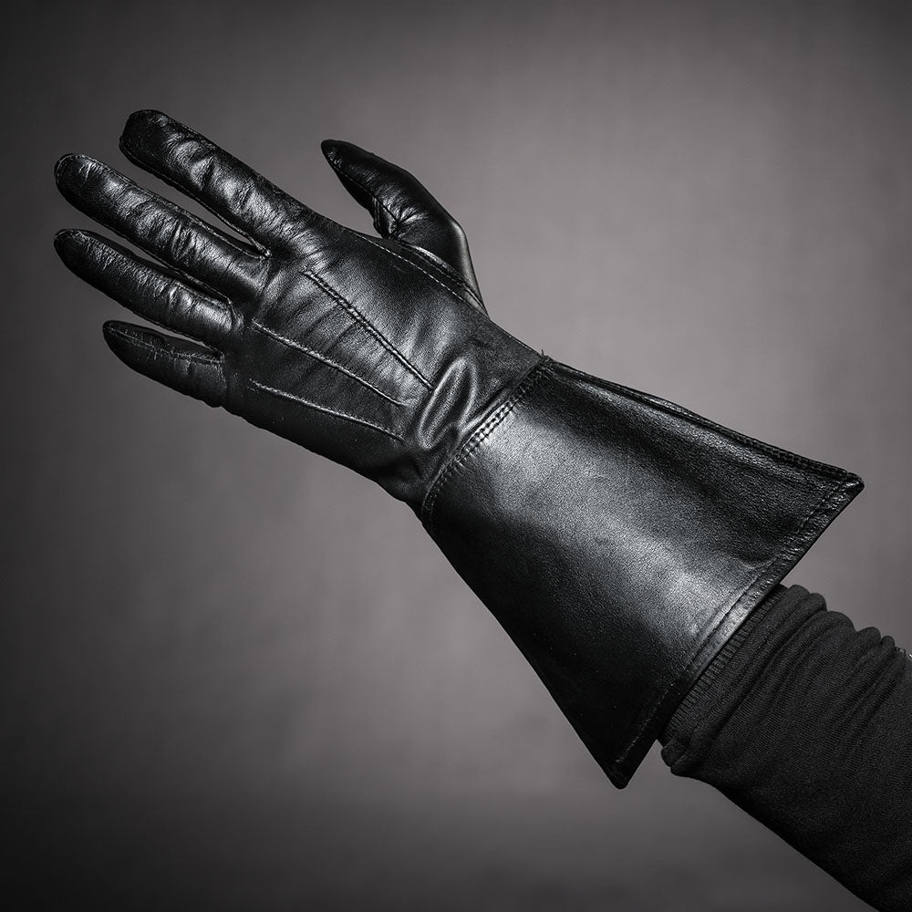 TG 650 LEATHER GAUNTLET GLOVES